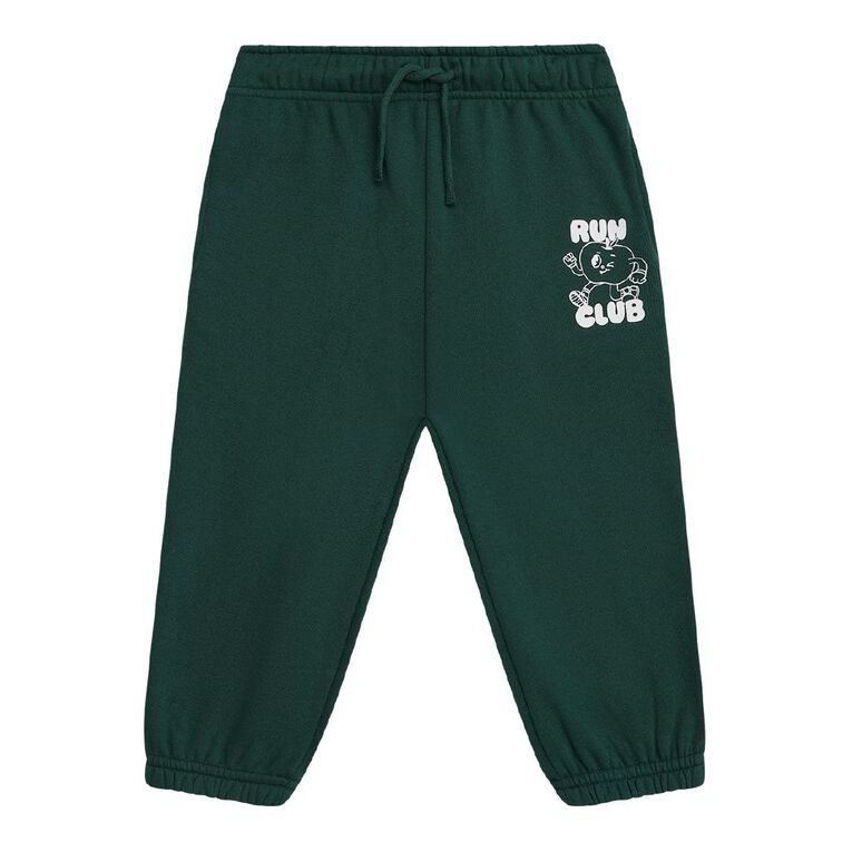 Young Original Toddler Boys' Print Trackpants, Green Dark, hi-res