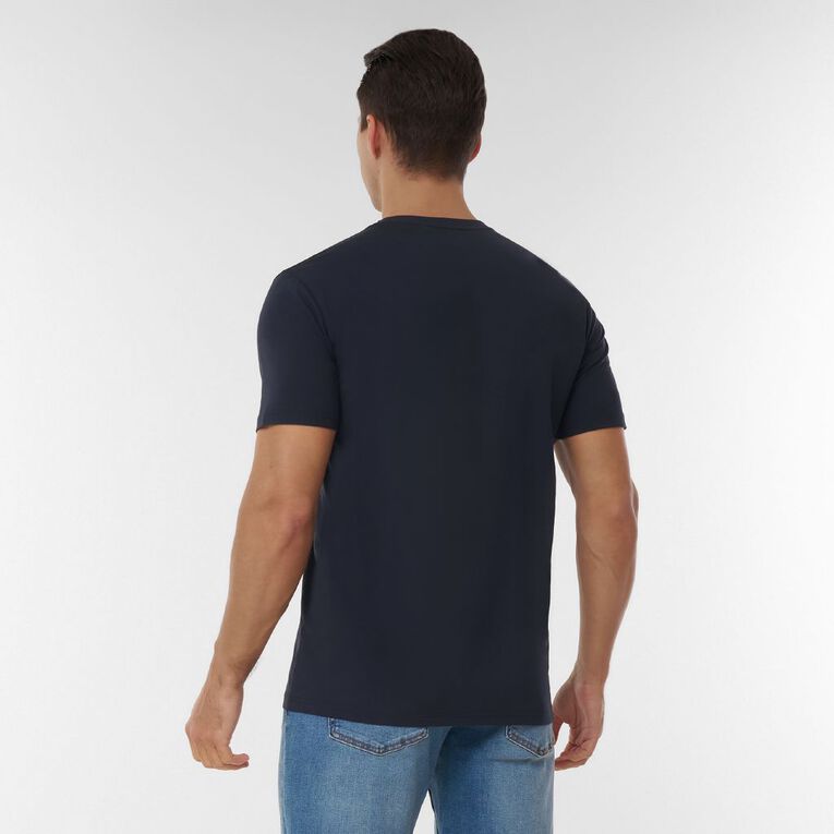 H&H Men's Regular Fit Pocket Tee, Blue Dark, hi-res