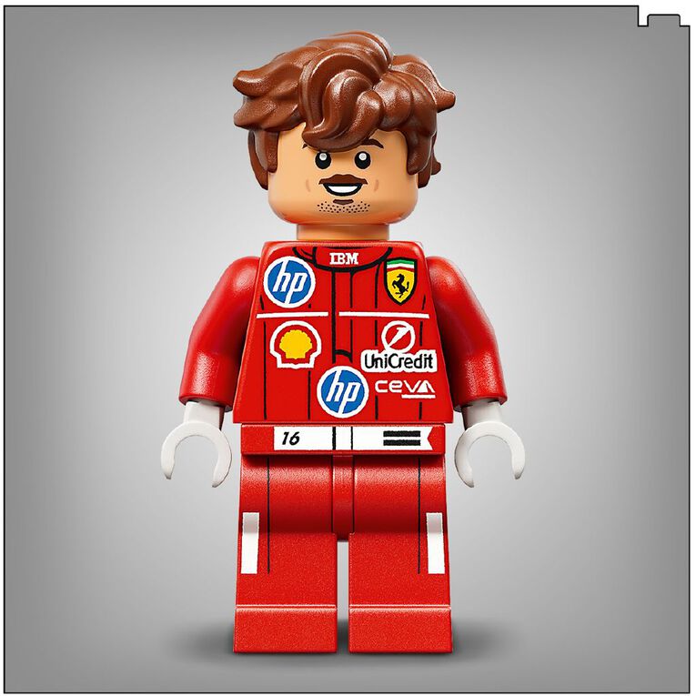 LEGO Editions Formula 1 Scuderia Ferrari HP Charles Leclerc Helmet 43014, , hi-res