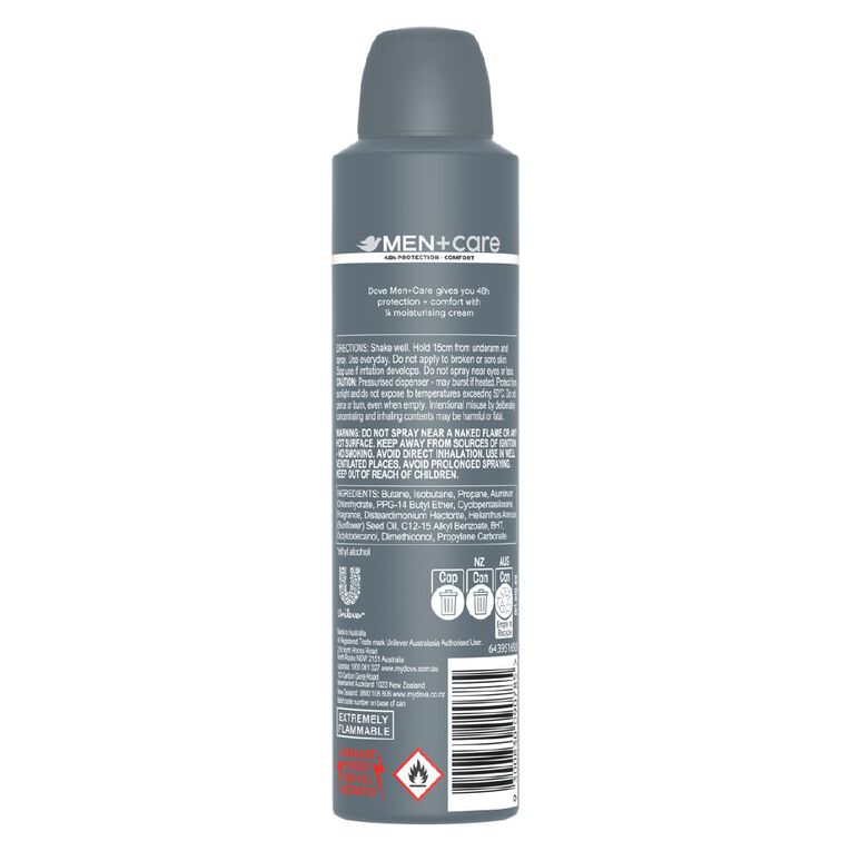Dove Men's Antiperspirant Base Classic 250ml, , hi-res