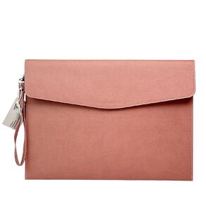 Uniti Stationery Pu Document Wallet A4 Pink