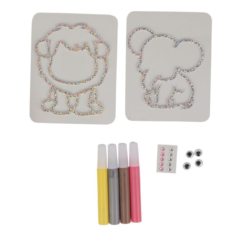 Uniti Kids Window Art Craft Kit Lion, , hi-res