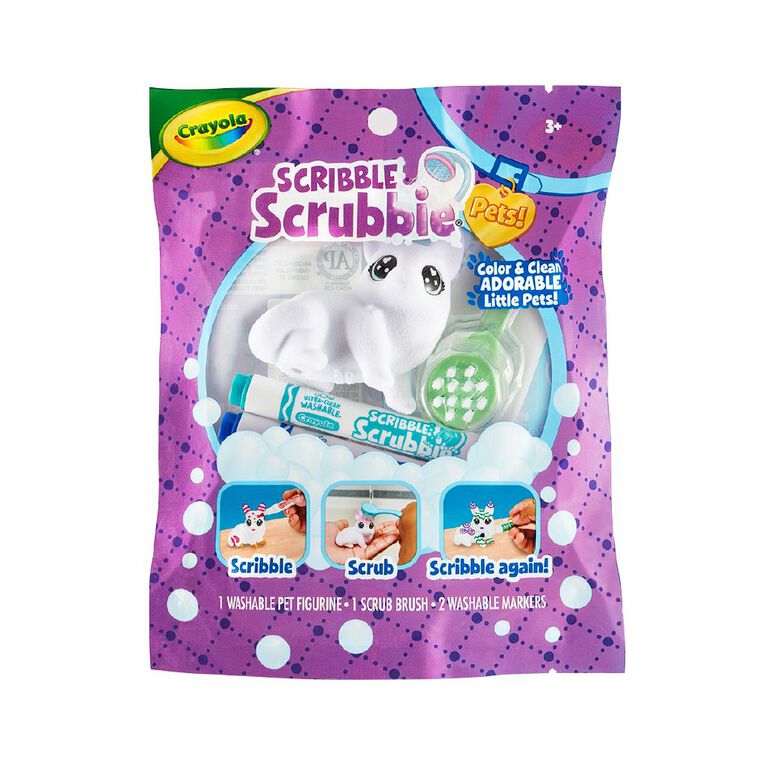 Crayola Scribble Scrubbie Pets Assorted, , hi-res