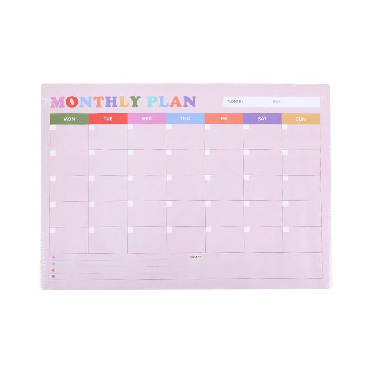 WS A3 Monthly Planner, , hi-res