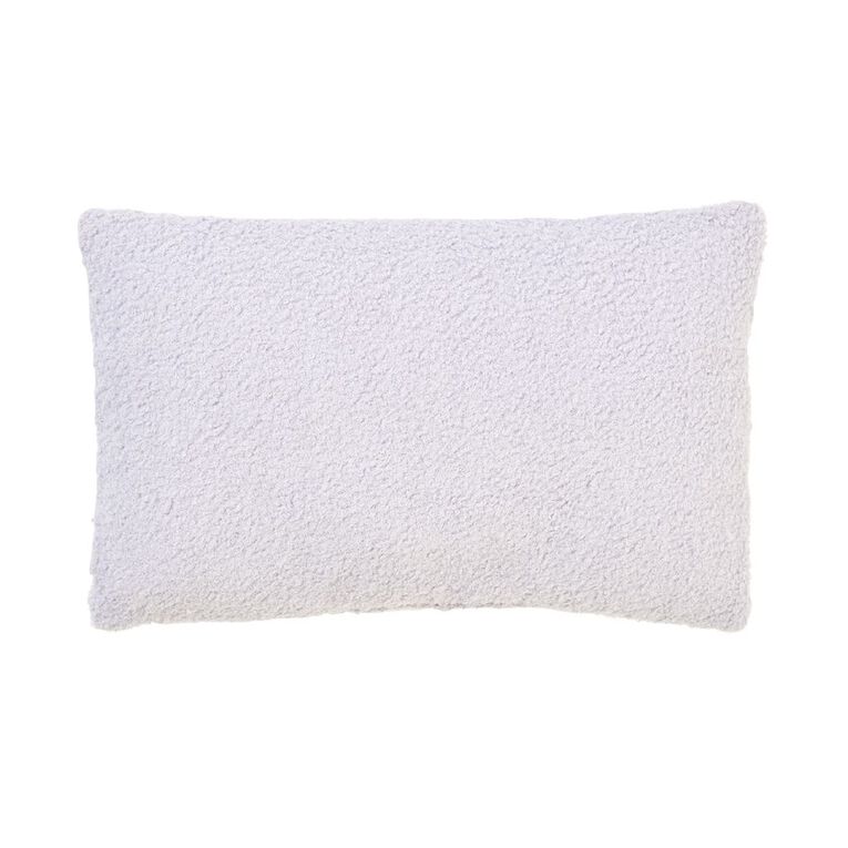 Living & Co Boucle Cushion Lilac 180mm, , hi-res
