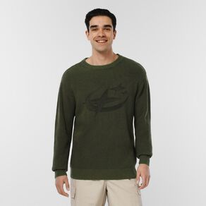 Garage Men's Graphic Print Crew Knitwear