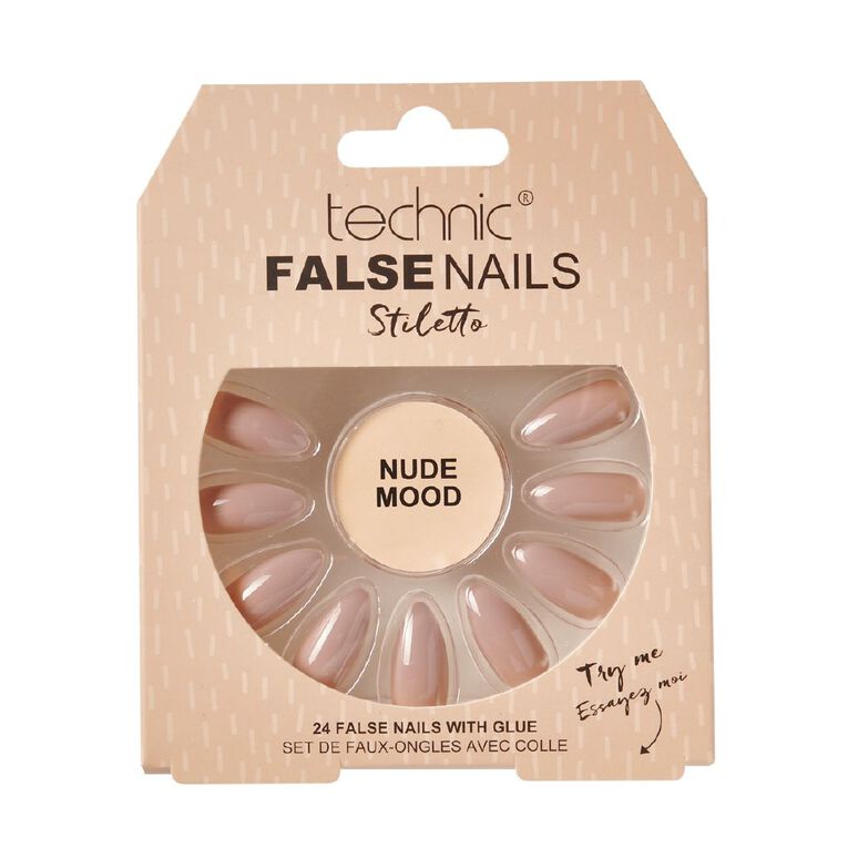 Technic False Nails Stiletto Nude Mood, , hi-res