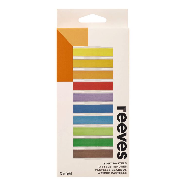 Reeves Soft Pastels 12 Pack, , hi-res