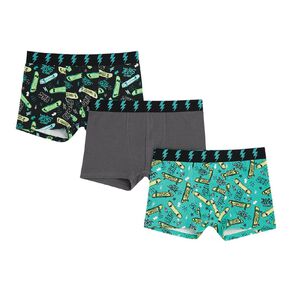 H&H Boys' Printed Trunk 3 Pack