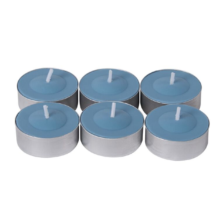 Living & Co Ambience Scented Tealight Candles Waiheke Bay 6 Pack, , hi-res