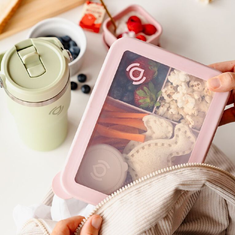 Seymours Versa Bento Box Rectangle Pink, , hi-res