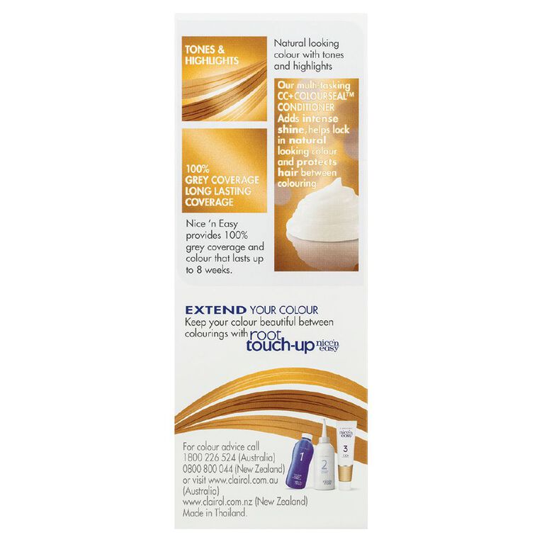 Clairol Nice N Easy Permanent Hair Colour Medium Blonde 8, , hi-res