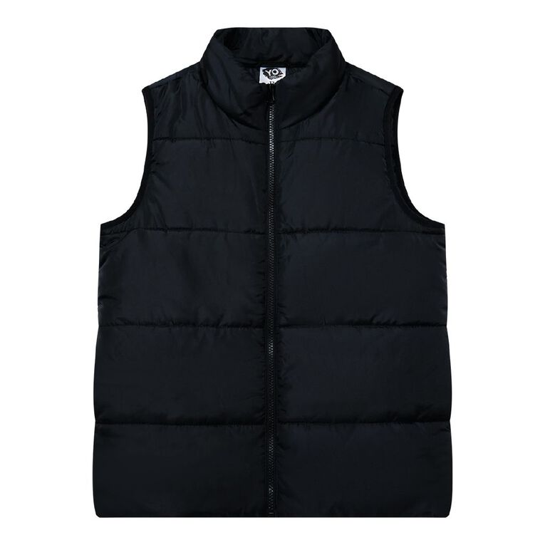 Young Original Puffer Vest, Black, hi-res