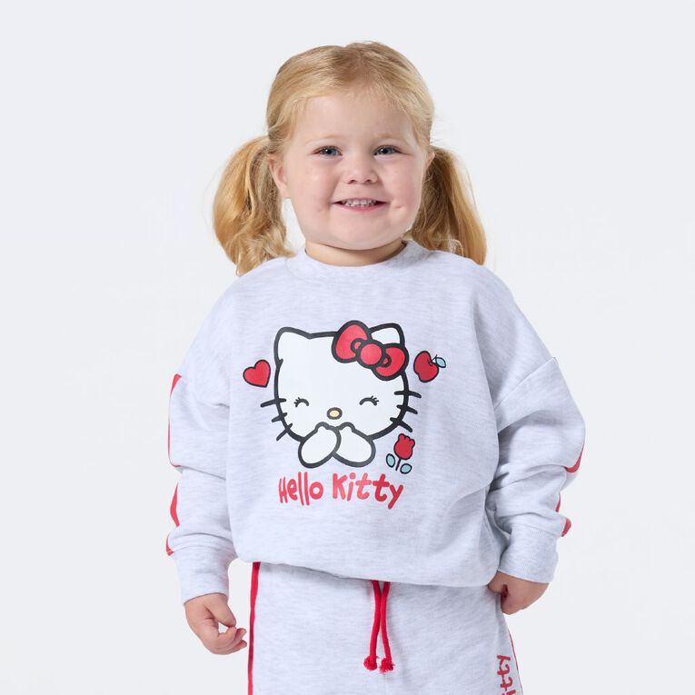 Hello Kitty Toddler Sweatshirt, Grey Light, hi-res