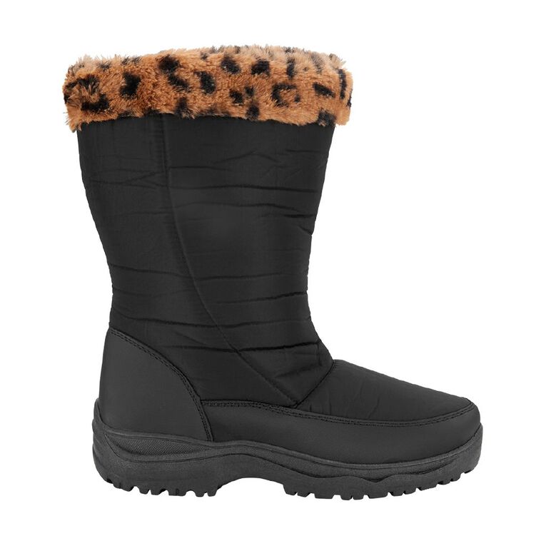 Active Intent Slope Snow Boots Black The Warehouse