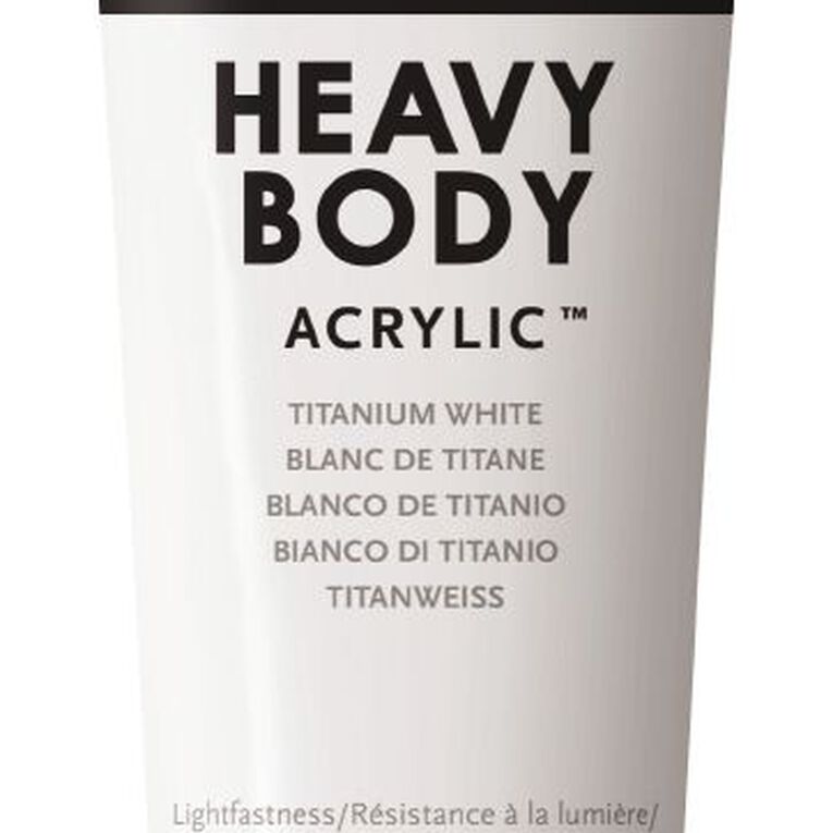 Liquitex Heavy Body Acrylic 138ml Titanium White, , hi-res