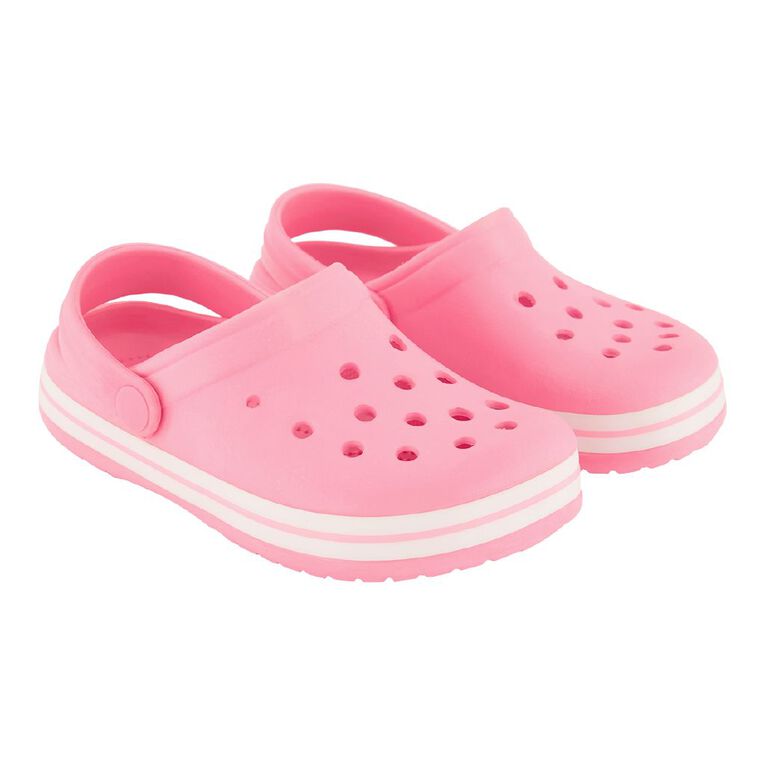Young Original Senior Kids' Recycled Jack Frog Clog Shoes, Pink, hi-res