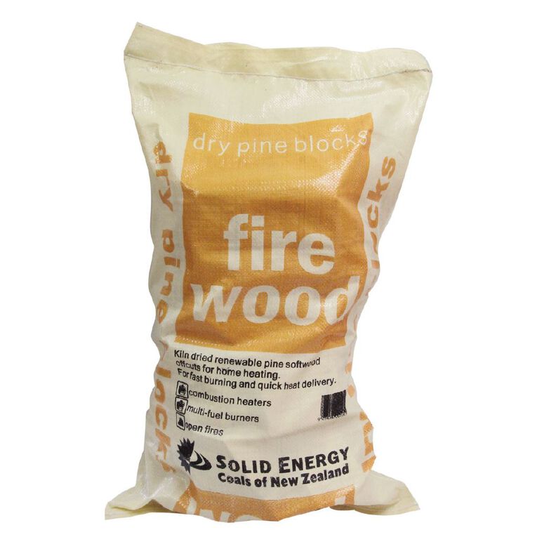 Solid Energy Kiln Dried Firewood Blocks 22 Litres, , hi-res