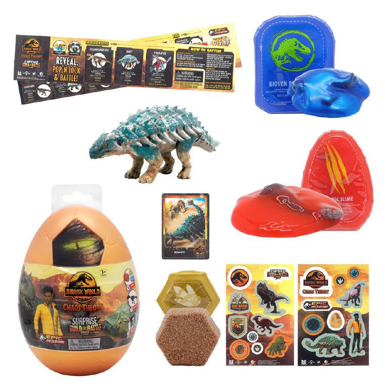 Jurassic Captivz Chaos Theory Surprise Egg, , hi-res