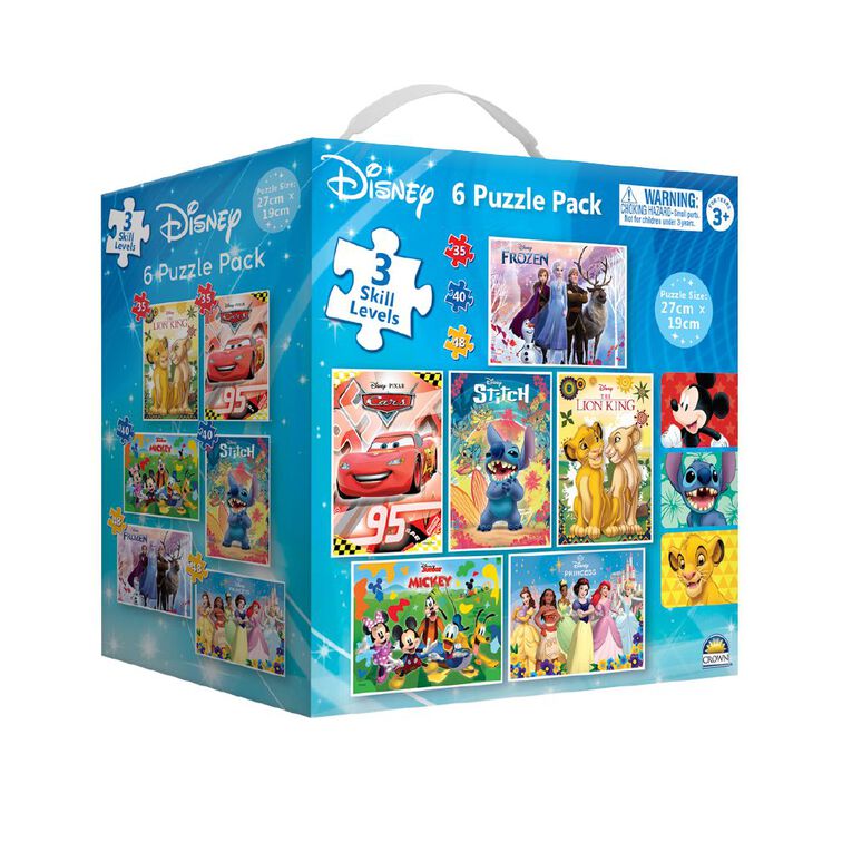 Disney Pixar 6 Puzzle Pack, , hi-res