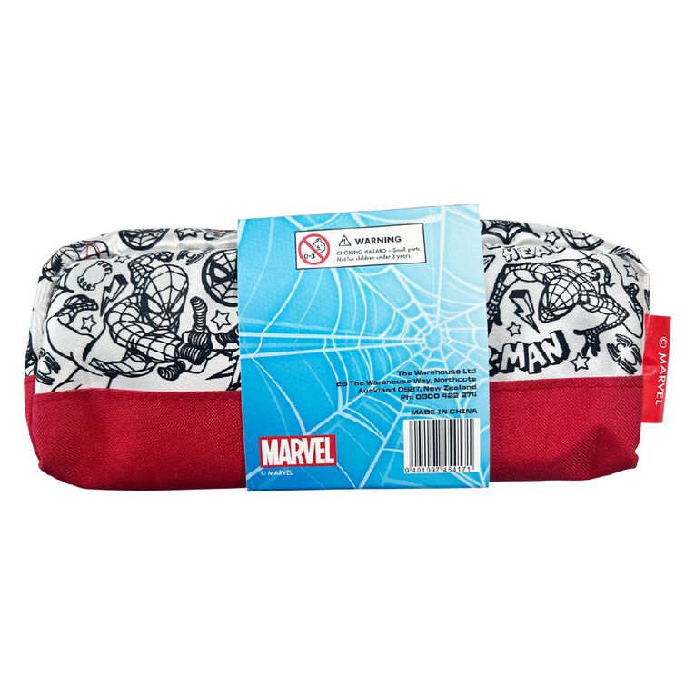 Spider-Man Colour In Pencil Case With Markers, , hi-res