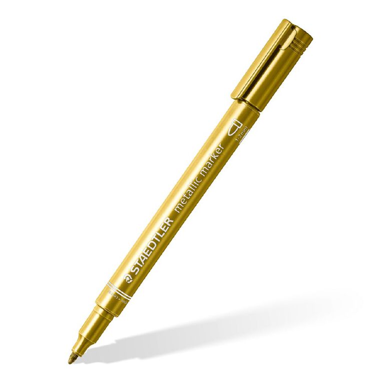 Staedtler Metallic Markers 1-2mm Assorted 3 Pack, , hi-res
