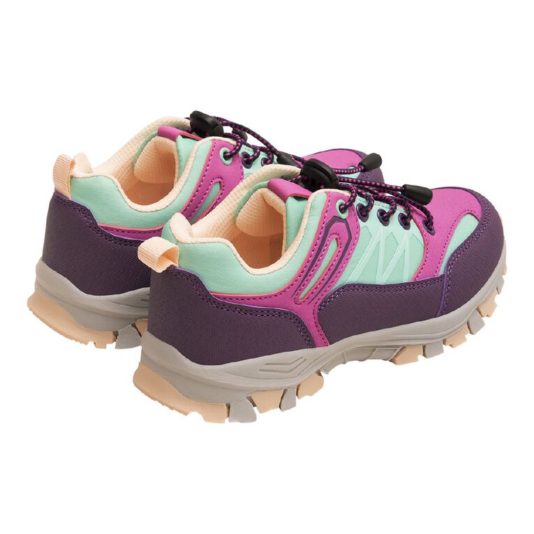 Active Intent Senior Kids' Tyler Trainers, Cream, hi-res