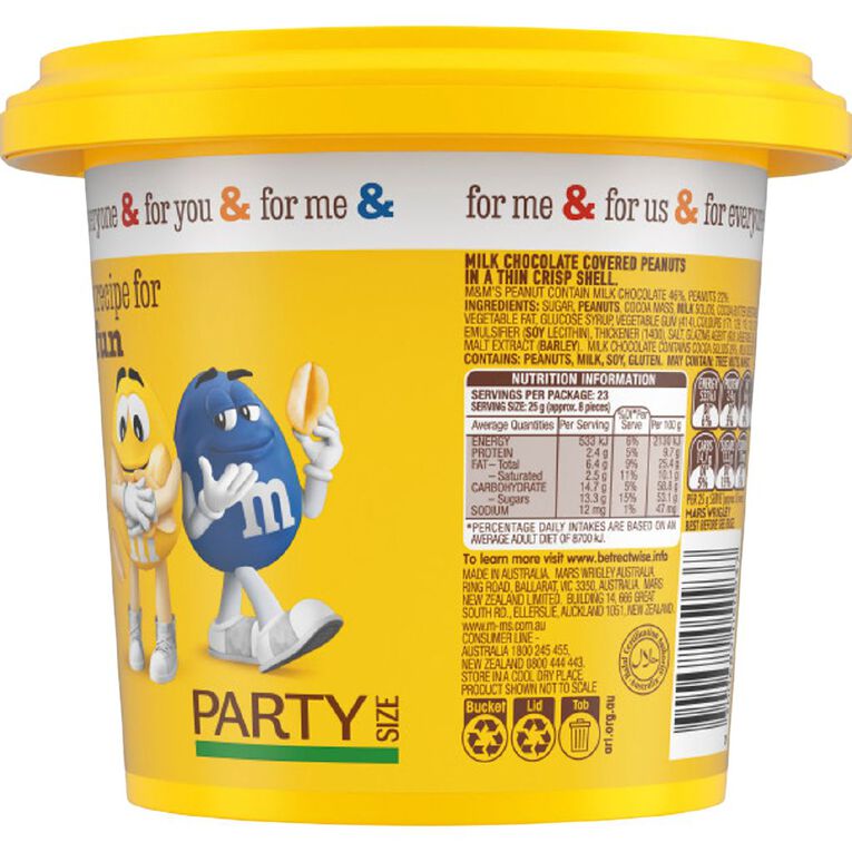 M&M's Peanut Bucket 575g, , hi-res