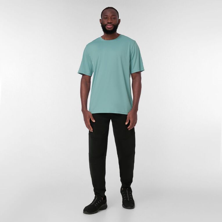 Active Intent Men's Cooldry Tee, Blue Light, hi-res