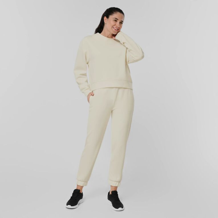 Active Intent Women's Scuba Jogger, Cream, hi-res