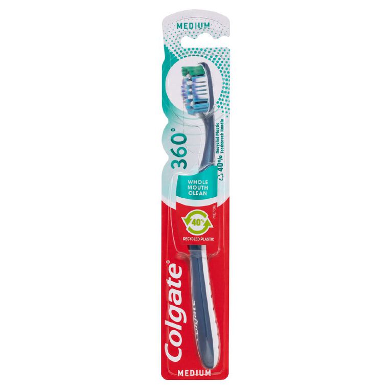 Colgate 360 Degree Toothbrush Medium Assorted, , hi-res