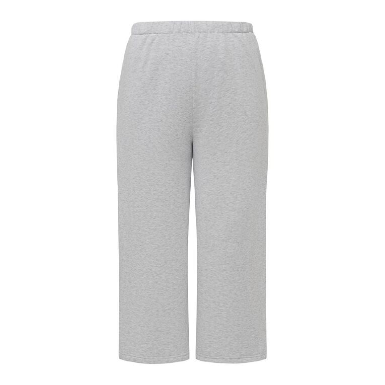 H&H Curve Women's Essential Wide Leg Trackpants, Grey Light, hi-res
