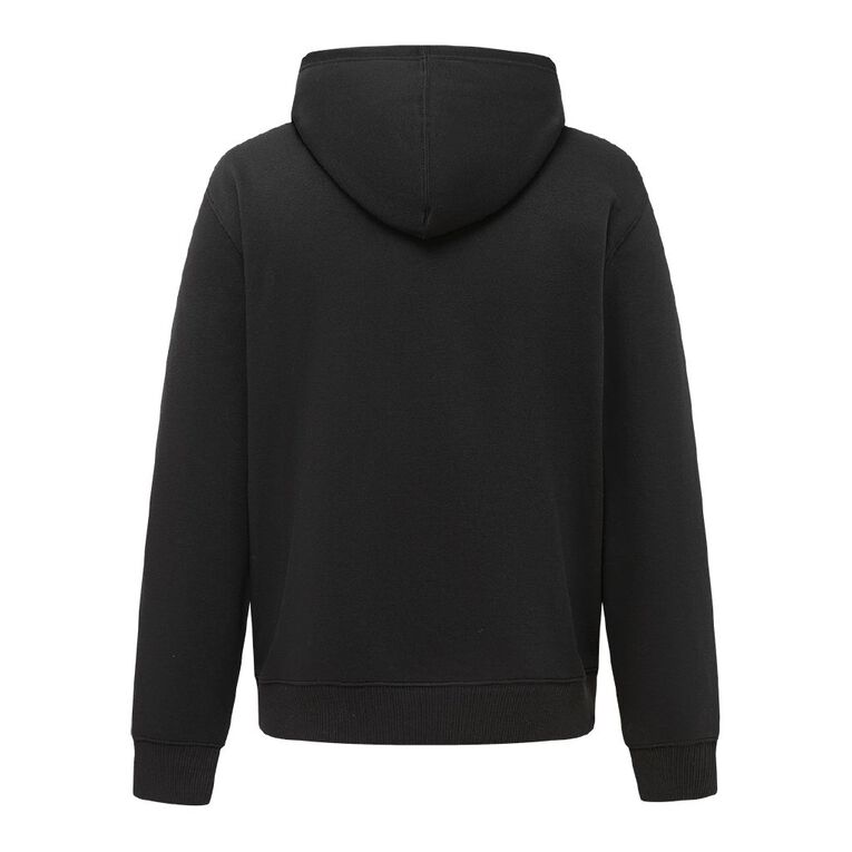 H&H Men's Plain Hoodie Sweatshirt, Black, hi-res