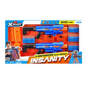Zuru XShot Insanity Motorized Clip Mania - 200 Darts