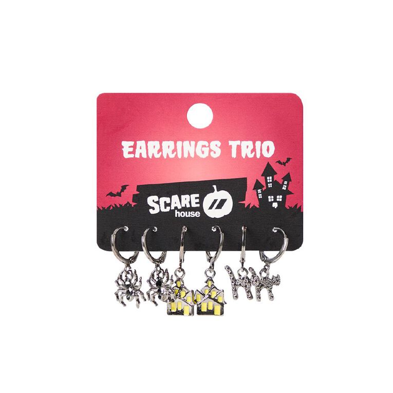 Scarehouse Earrings Trio Assorted, , hi-res