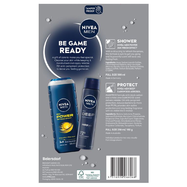 Nivea Men's Time to be Game Ready Gift Pack, , hi-res