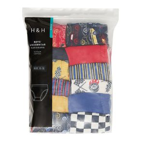 H&H Boys' Briefs 12 Pack
