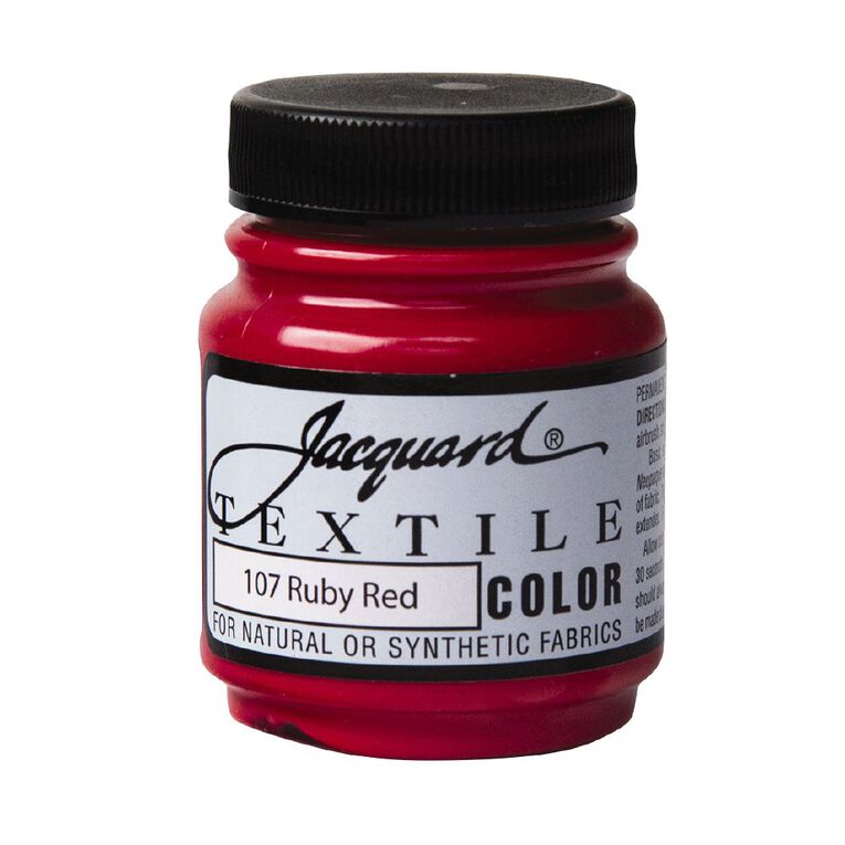 Jacquard Textile Colours 66.54ml Ruby Red, , hi-res