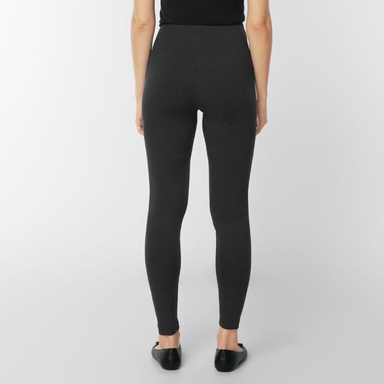 H&H Women's Long Leggings, Charcoal/Grey, hi-res