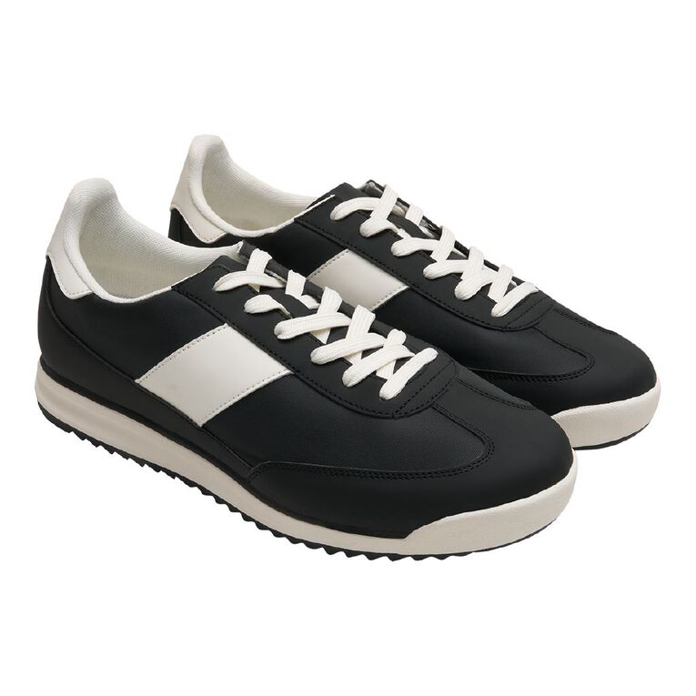 H&H Men's Reese Sneakers, Black, hi-res