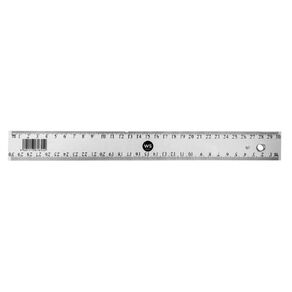 WS Plastic Ruler 30cm Clear