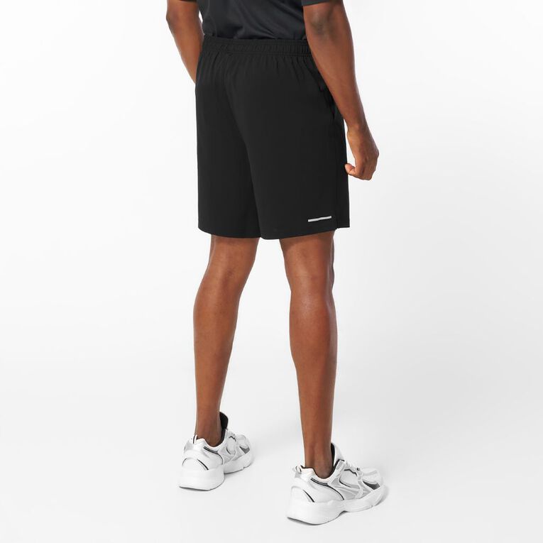 Active Intent Men's Stretch Active Shorts, Black, hi-res