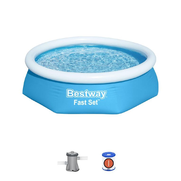 Bestway Fastset 8ft Pool with Pump, , hi-res