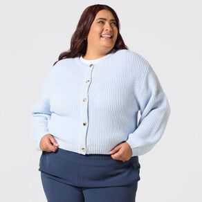 H&H Plus Women's Chunky Cardigan