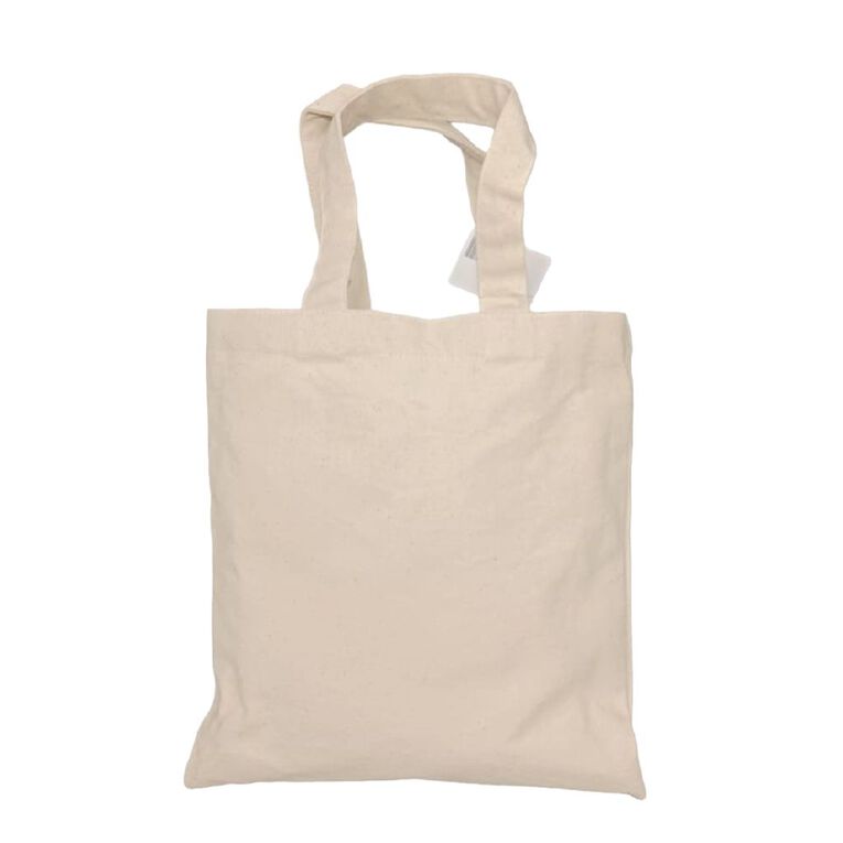 Uniti DIY Canvas Shopping Bag Natural 27cm x 30cm, , hi-res