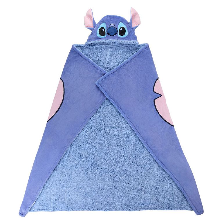 Stitch Hooded Blanket 127cm x 152cm, , hi-res