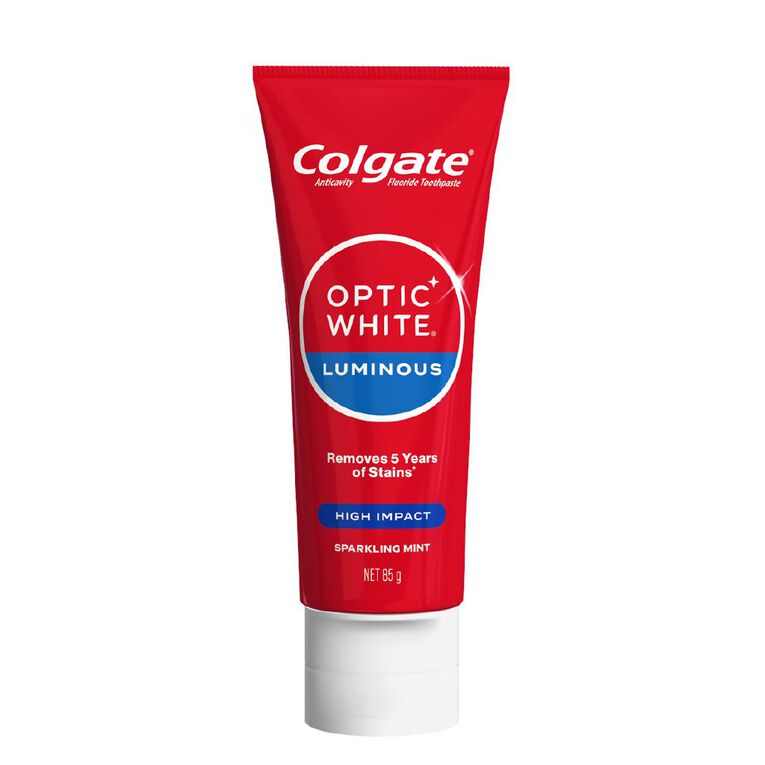 Colgate Optic White High Impact Toothpaste 85g, , hi-res