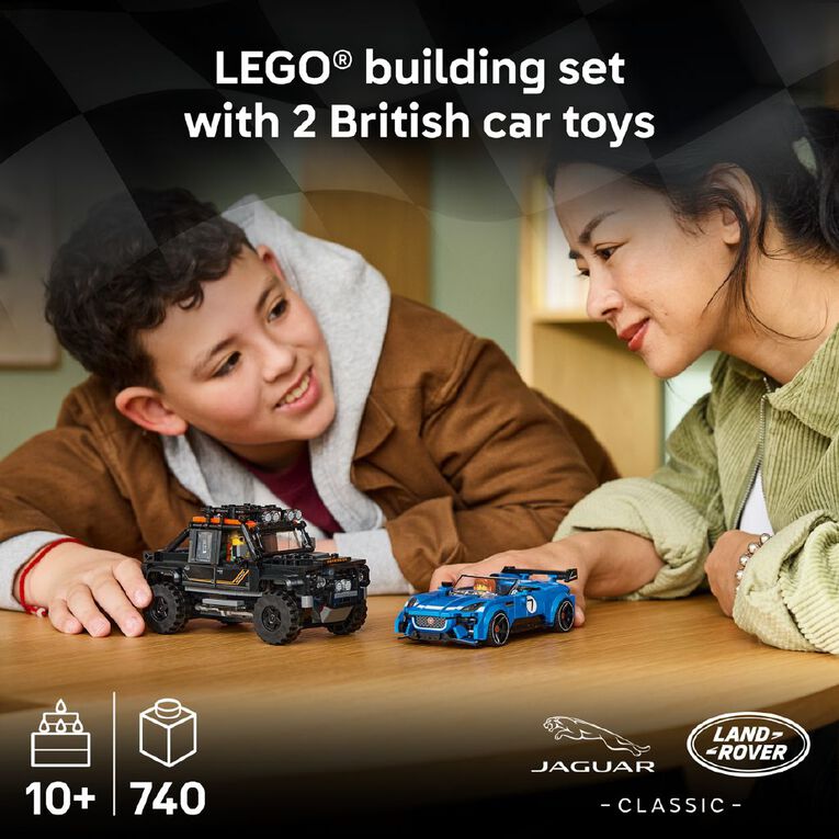 LEGO Speed Champions Jaguar Project 7 & Land Rover Defender 77264, , hi-res