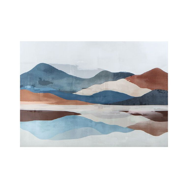 Happy Frames Wall Art Canvas Rustic Reflections 97x70cm, , hi-res