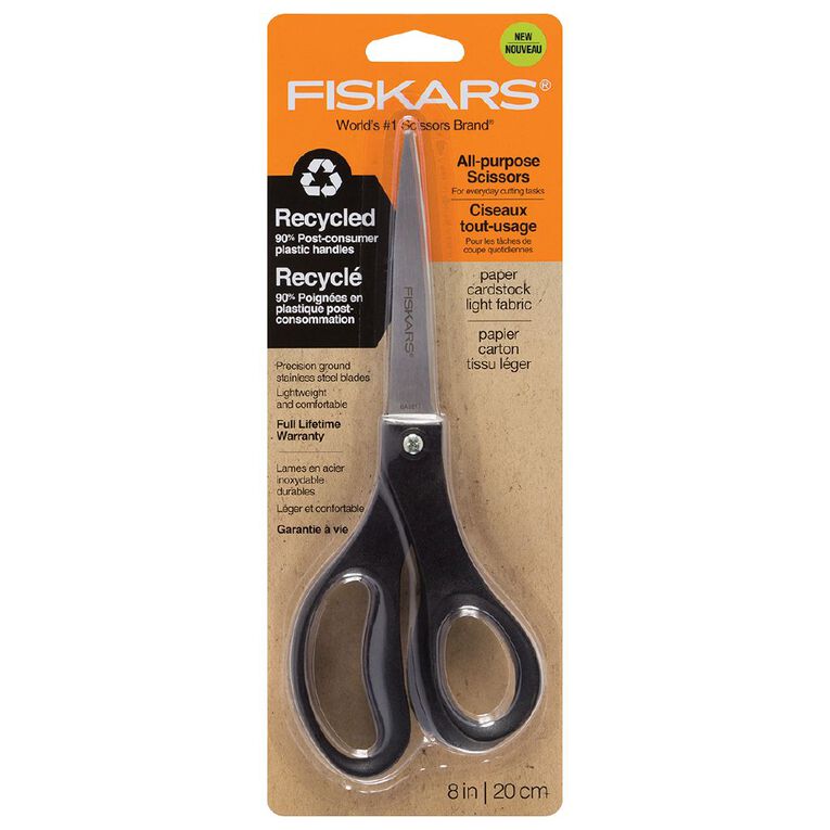 Fiskars Performance Scissors Recycled 20cm, , hi-res